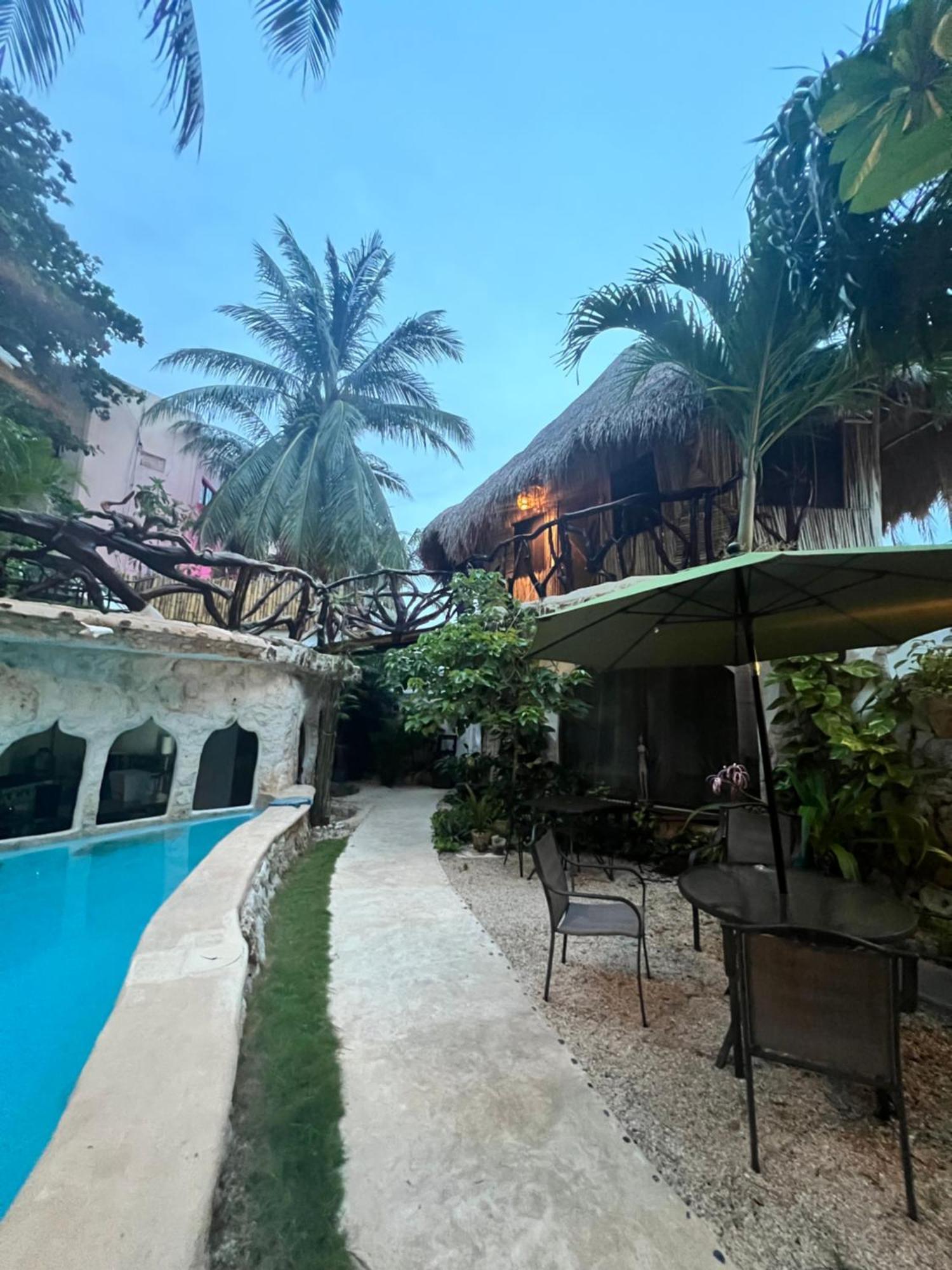 La Quinta Orquídea Acomodação com café da manhã Puerto Morelos Exterior foto
