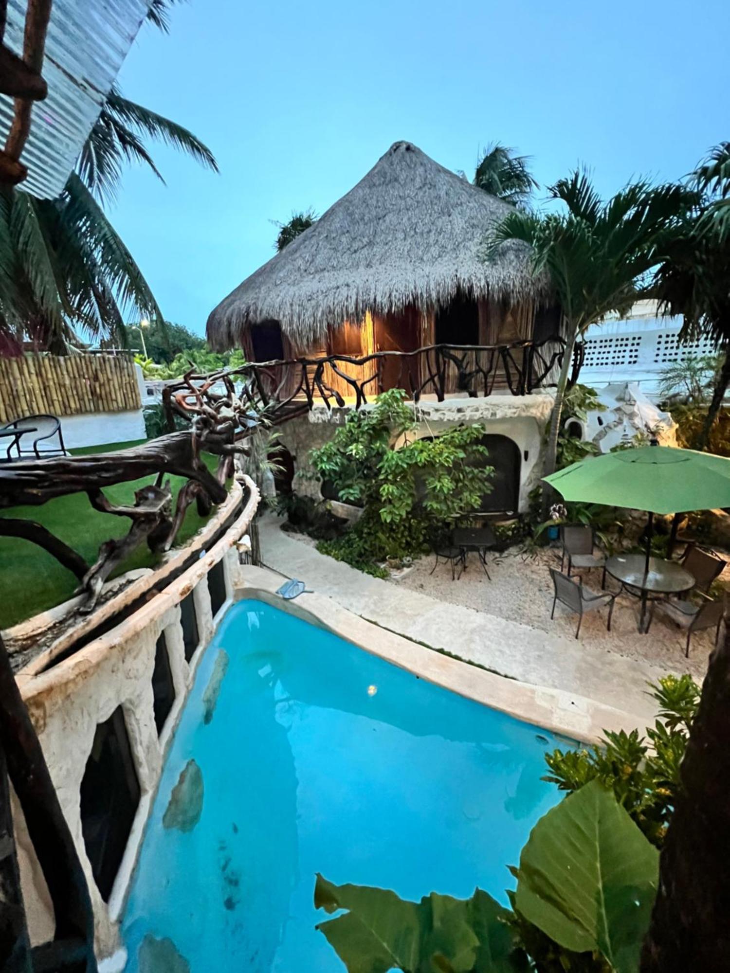 La Quinta Orquídea Acomodação com café da manhã Puerto Morelos Exterior foto